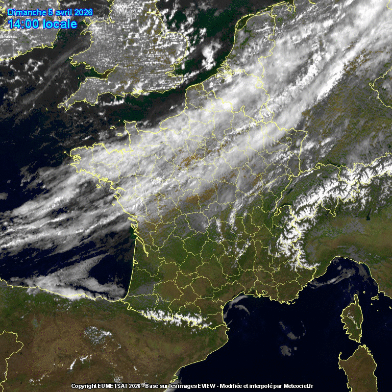 Image d'illustration pour Suivi des nuages en France
