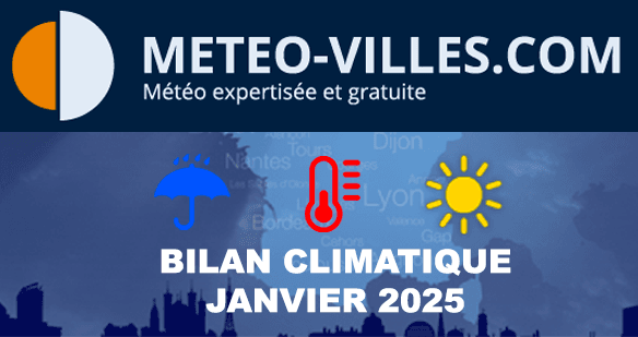 Bilan météo et climatique de janvier 2025 : mois excessivement humide avec crues et intempéries dans le Nord-Ouest